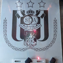 Charger l&#39;image dans la galerie, Gravure Laser Plaque Inox Logo Rsca (40Cm) &amp; Découpe