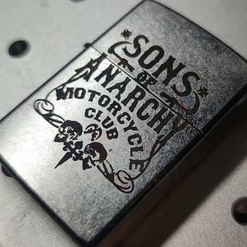 Gravure Laser Zippo Sons Of Anarchy & Découpe