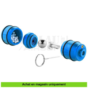 Grenade Airsoft Z Parts Impact Alu Bleu # A69360B Répliques De Grenades