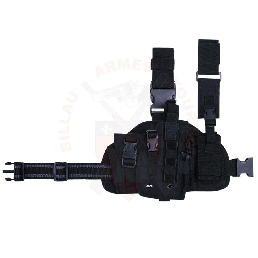Holster De Cuisse Cordura 101 Droitier Noir Holsters