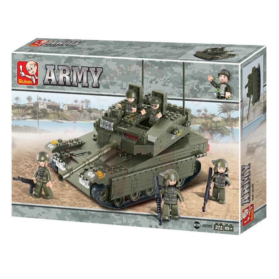Sluban Typhoon VDVS, veicolo militare con statuette, kit da costruzione 1/35, 17,9 cm - Giochi e