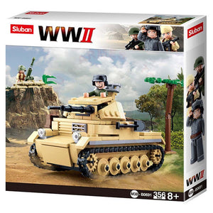 Kit Complet Sluban Ww2 German Petit Tank Jouets