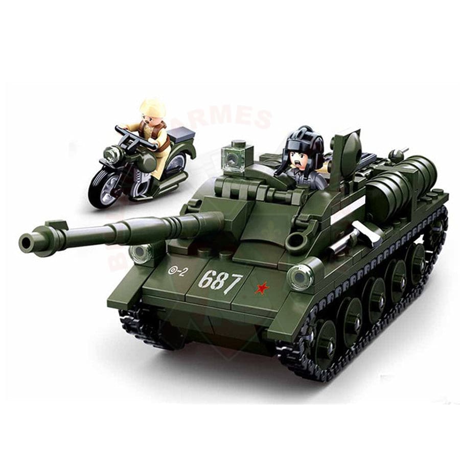 Kit Complet Sluban Ww2 Tank Destroyer Jouets