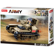 Charger l&#39;image dans la galerie, Kit Complet Sluban Ww2 Tank Italien Petit Jouets