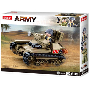 Kit Complet Sluban Ww2 Tank Italien Petit Jouets