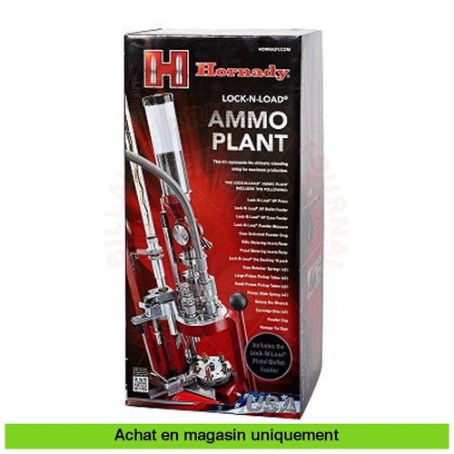 Kit De Rechargement Hornady Lock & Load Ammo Plant (Ap Bullet And Case Deeders) 110 Vt # 095160