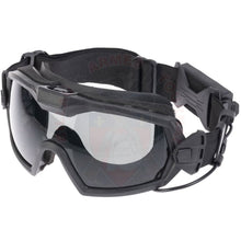 Charger l&#39;image dans la galerie, Lunettes Tactiques De Protection Ventilées Noires Protections Oculaires