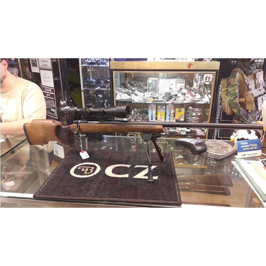 Montage Lunette Hawke + Bipied Sur Cz 557 Mtr .308 Win & Réglage Optiques