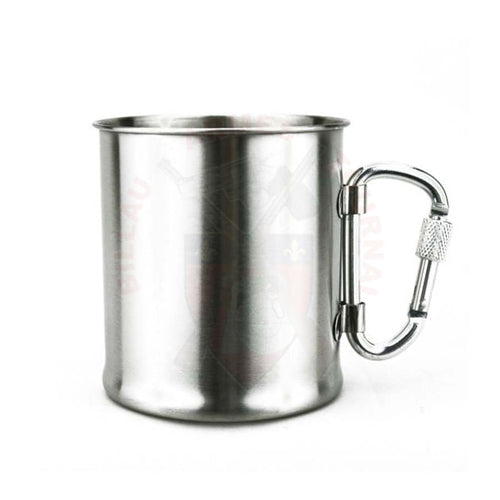 Mug (Tasse) Incassable 300Ml Acier Stainless + Mousqueton Tasses