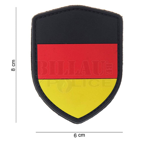 Patch Pvc 3D Blason Drapeau Allemagne Full Color Patchs