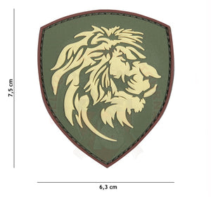 Patch Pvc 3D Blason Lion Multicam Patchs