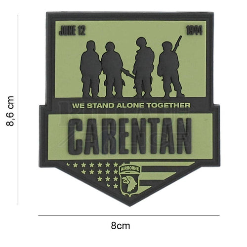 Patch Pvc 3D Carentan We Stand Alone Together Od Patchs