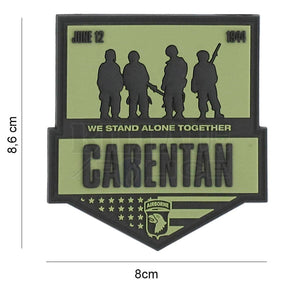 Patch Pvc 3D Carentan We Stand Alone Together Od Patchs