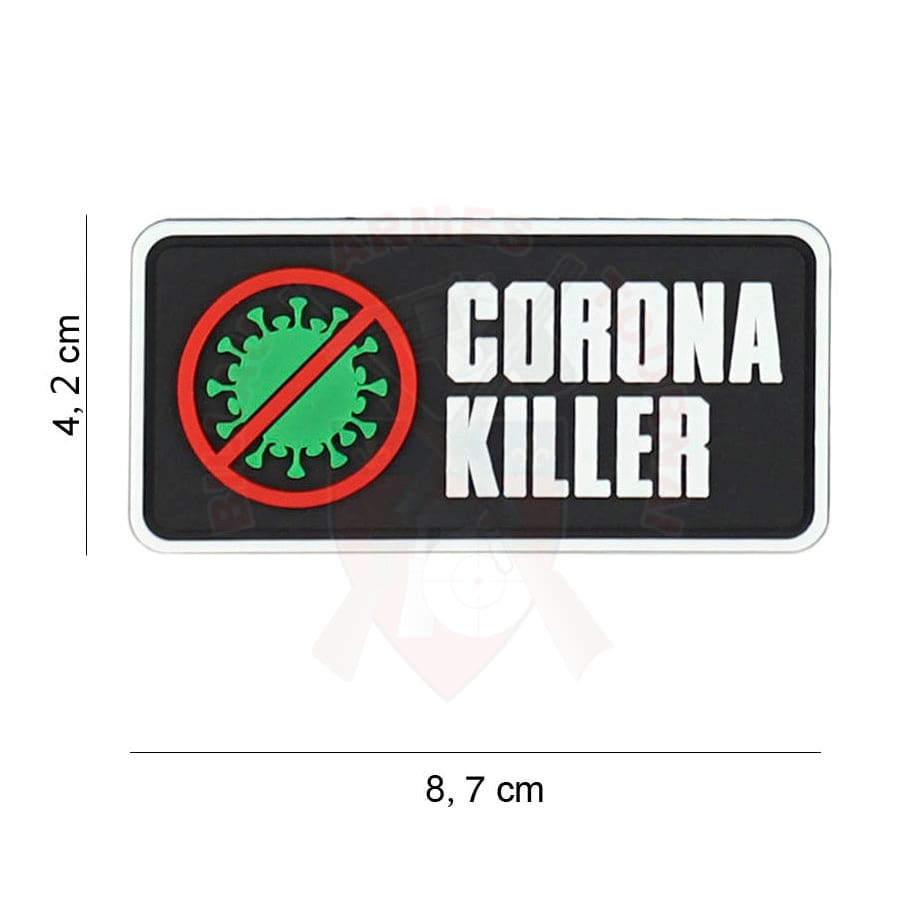 Patch Pvc 3D Corona Killer Patchs