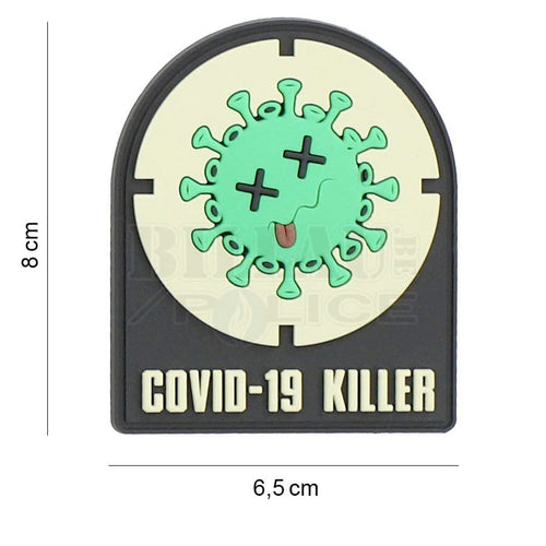 Patch Pvc 3D Covid-19 Killer 2 Patchs