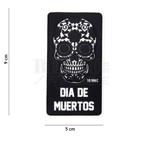 Patch Pvc 3D Dia De Muertos Patchs