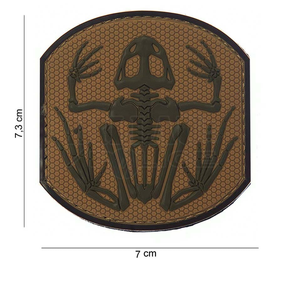 Patch Pvc 3D Frog Skeleton Coyote Patchs