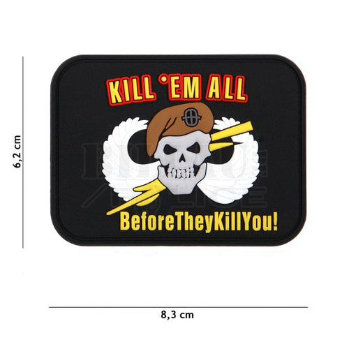 Patch Pvc 3D Killem All Patchs