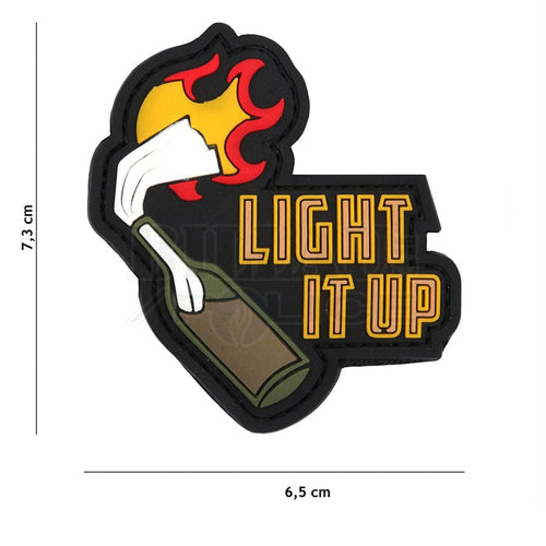 Patch Pvc 3D Light It Up Full Color Patchs