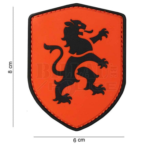 Patch Pvc 3D Lion Orange Patchs