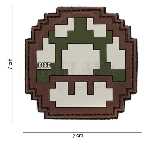 Patch Pvc 3D Mushroom Multicam Patchs