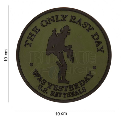 Patch Pvc 3D Navy Seals Easy Day Od Patchs
