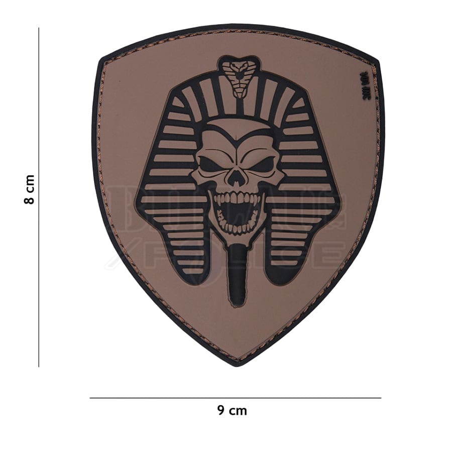 Patch Pvc 3D Skull Pharaon Coyote Patchs