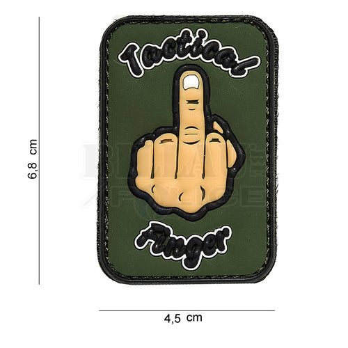 Patch Pvc 3D Tactical Finger Od Patchs