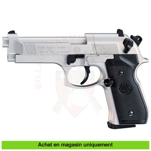 Pistolet À Plombs Co2 Beretta 92 Nickel 4.5Mm Armes De Poing
