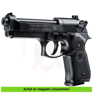Pistolet À Plombs Co2 Beretta 92 Noir 4.5Mm Armes De Poing
