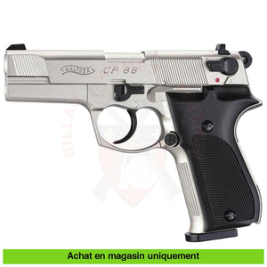 Pistolet À Plombs Co2 Walther Cp88 4 Nickel 4.5Mm Armes De Poing