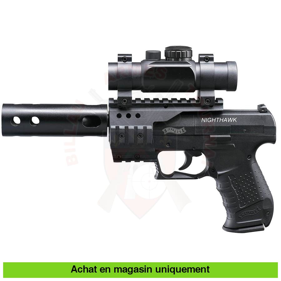 Pistolet À Plombs Co2 Walther Nighthawk 4.5Mm Armes De Poing