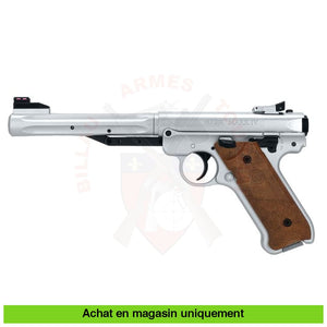 Pistolet À Plombs Ruger Mk 4 Stainless Cal. 4.5Mm Armes De Poing