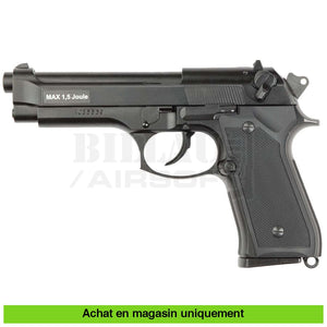 Pistolet Gbb Asg Beretta M9A1 Full Métal Répliques De Poing Airsoft