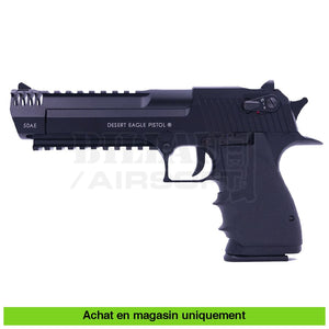 Pistolet Gbb Co2 Desert Eagle L6 Métal Noir Semi/full Auto Répliques De Poing Airsoft