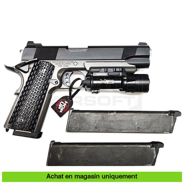 Pistolet GBB Co2 Colt 1911 Series 70 Stainless Full Métal – Billau