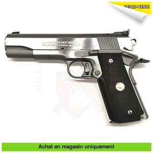 Pistolet Semi-Auto Colt 1911 Gold Cup Stainless Series 80 Cal. 45 Acp Armes De Poing À Feu