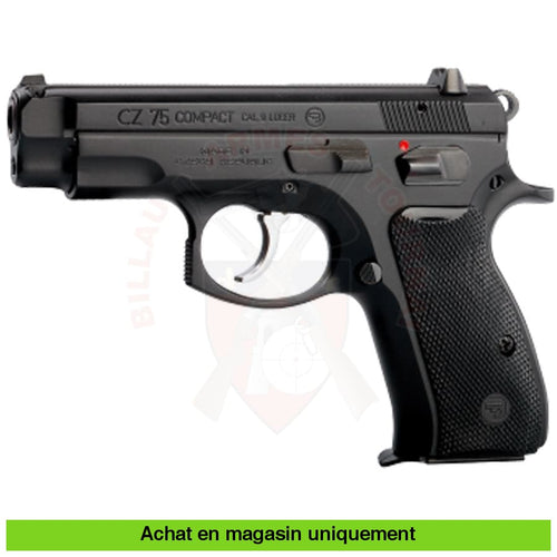 Pistolet Semi-Auto Cz 75 Compact 9Mm Para Armes De Poing À Feu