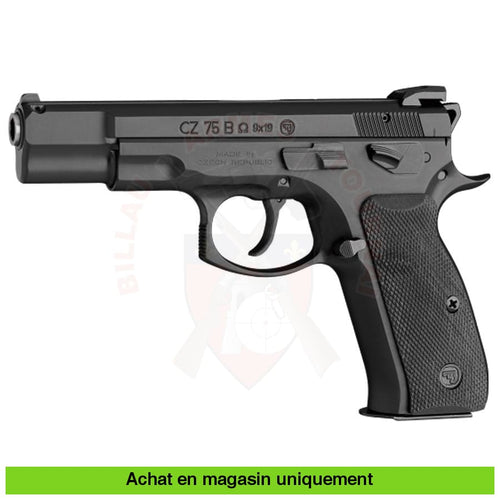 Pistolet Semi-Auto Cz 75B Omega 9Mm Para Armes De Poing À Feu