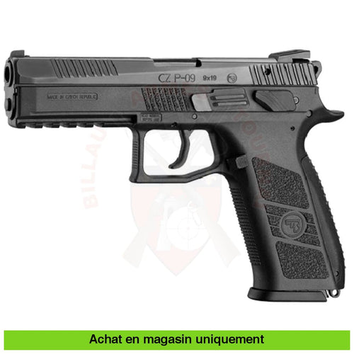 Pistolet Semi-Auto Cz P09 9Mm Para Armes De Poing À Feu