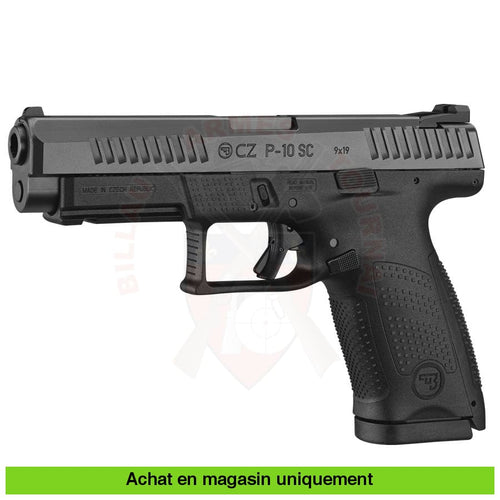 Pistolet Semi-Auto Cz P10 Sc 9Mm Para Armes De Poing À Feu