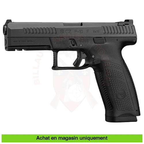 Pistolet Semi-Auto Cz P10F 9Mm Para Armes De Poing À Feu