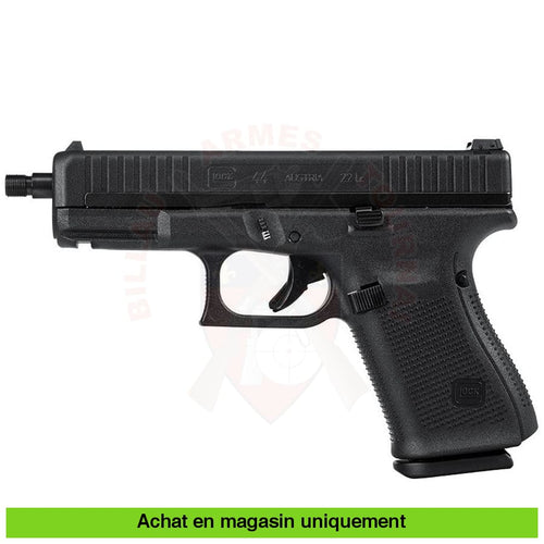 Pistolet Semi-Auto Glock 44 Fileté 22Lr Armes De Poing À Feu