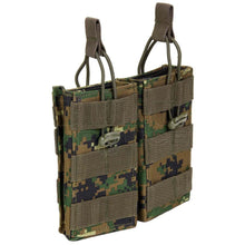 Charger l&#39;image dans la galerie, Poche (Pouch) Tactique Molle 2 Chargeurs M4 Open Digital Camo Poches Tactiques