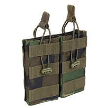 Charger l&#39;image dans la galerie, Poche (Pouch) Tactique Molle 2 Chargeurs M4 Open Woodland Poches Tactiques