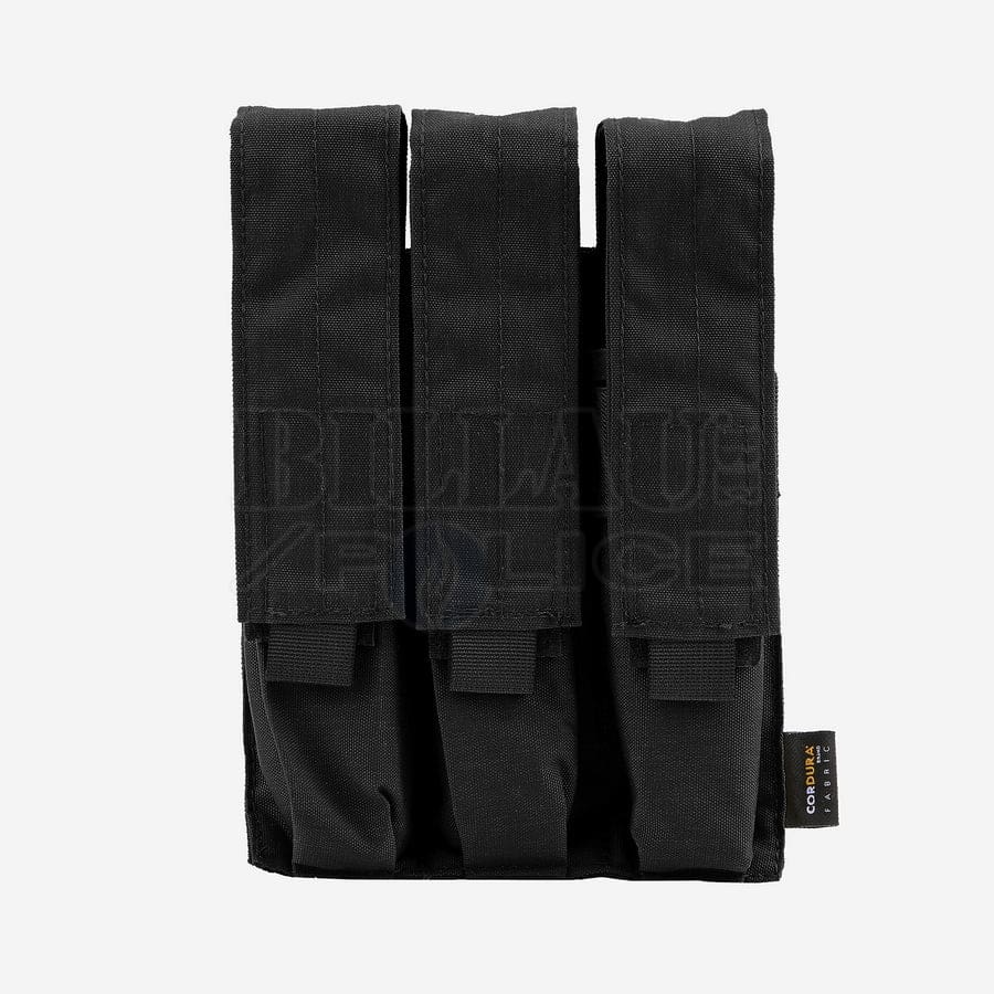 Poche (Pouch) Tactique Molle 3 Chargeurs Pm Mp5/Mp7 Fermé Noir Poches Tactiques