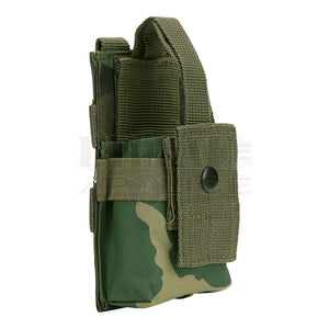 Poche (Pouch) Tactique Molle Radio Talkie-Walkie Pmr Small Woodland Poches Tactiques