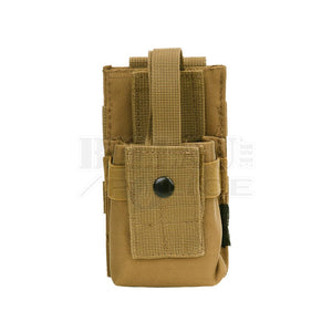 Poche (Pouch) Tactique Molle Radio Talkie-Walkie Utility Coyote Poches Tactiques