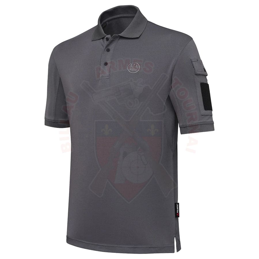 Polo Beretta Miller Manches Courtes Smoked Pearl Polos