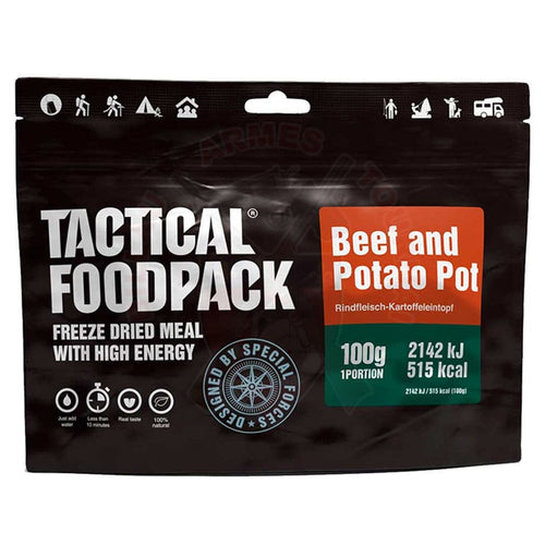 Ration De Survie Tactical Foodpack 100Gr Beef & Potato Manger